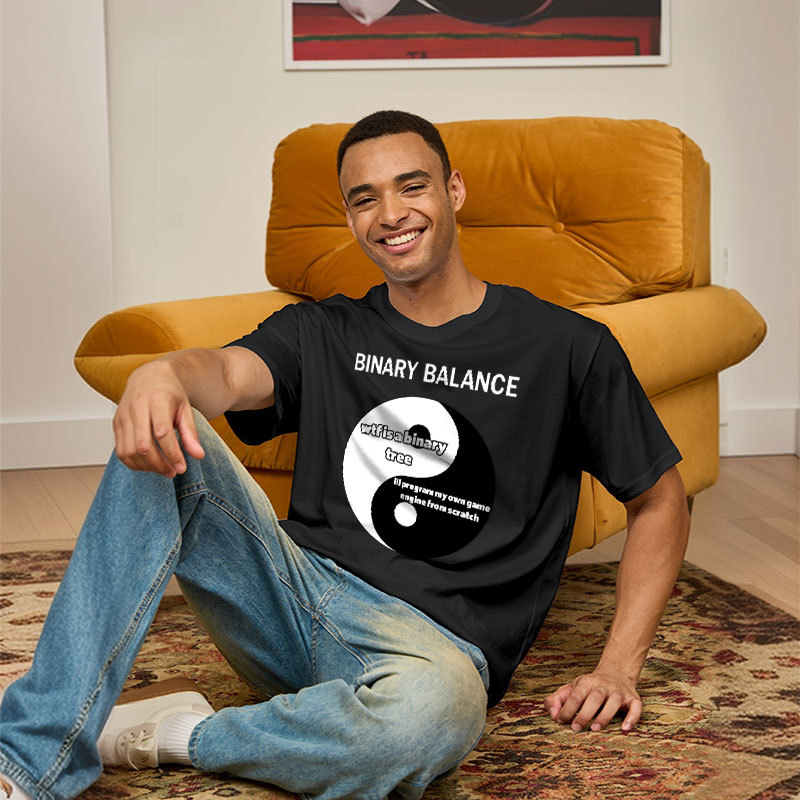 Binary Balance Geek T-Shirt