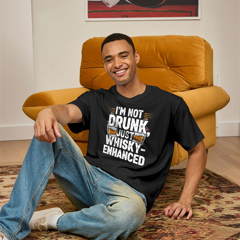 I'm Not Drunk Just Whisky-Enhanced Geek T-Shirt