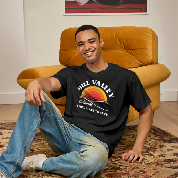 Hill Valley Sunset Geek T-Shirt