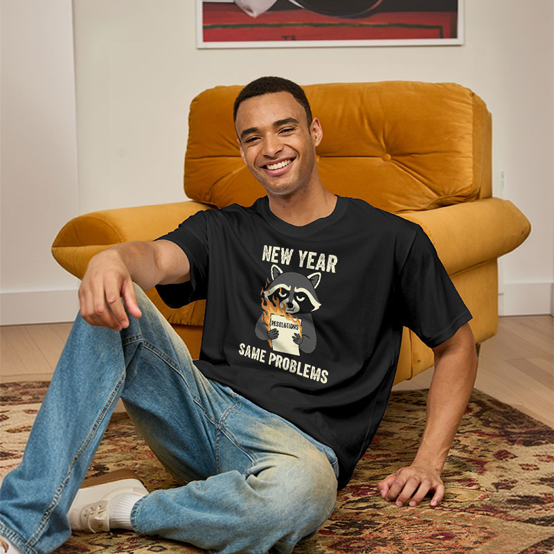 New Year, Same Problems Geek T-Shirt