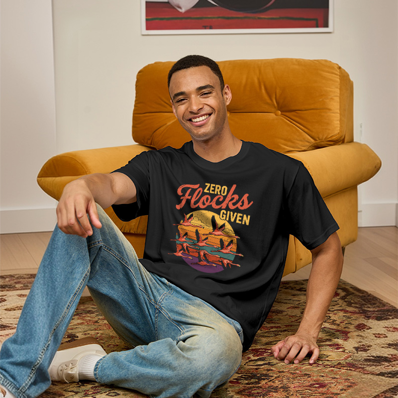 Zero Flocks Given Geek T-Shirt