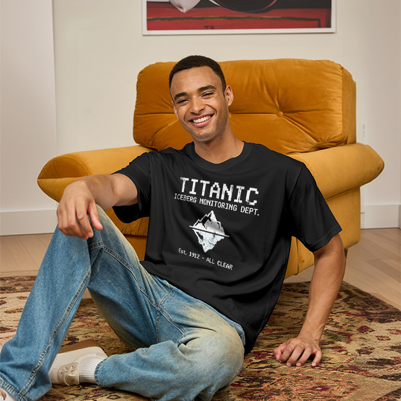 Titanic Iceberg Monitoring Dept Geek T-Shirt