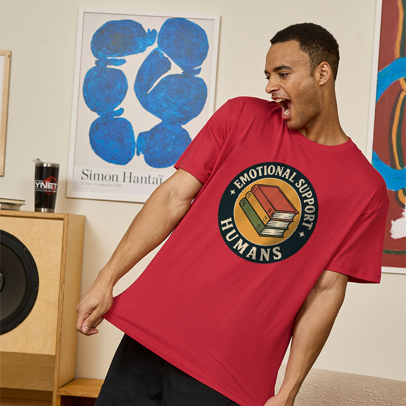 Emotional Support Humans Geek T-Shirt