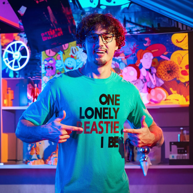 One Lonely Beastie I Be Geek T-Shirt
