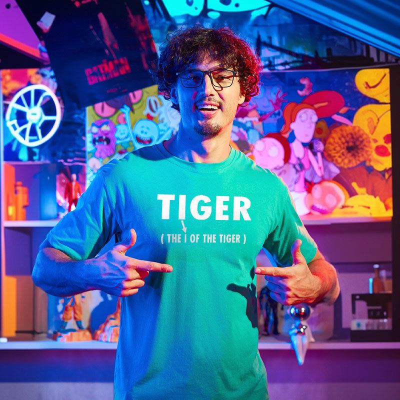 The I Of The Tiger Geek T-Shirt