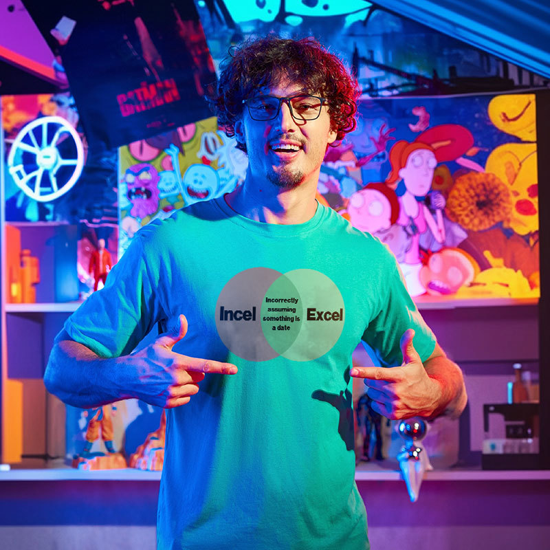 Excel Incel Geek T-Shirt