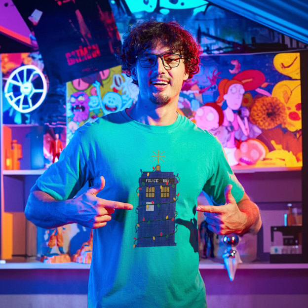 Happy Christmas from the Tardis Geek T-Shirt