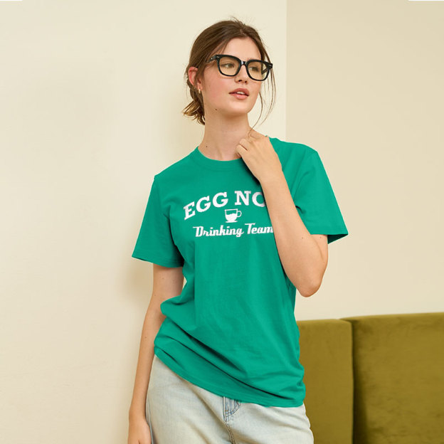 Egg Nog Drinking Team Geek T-Shirt
