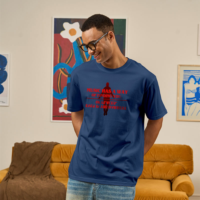 Music Has A Way Of Finding You Geek T-Shirt