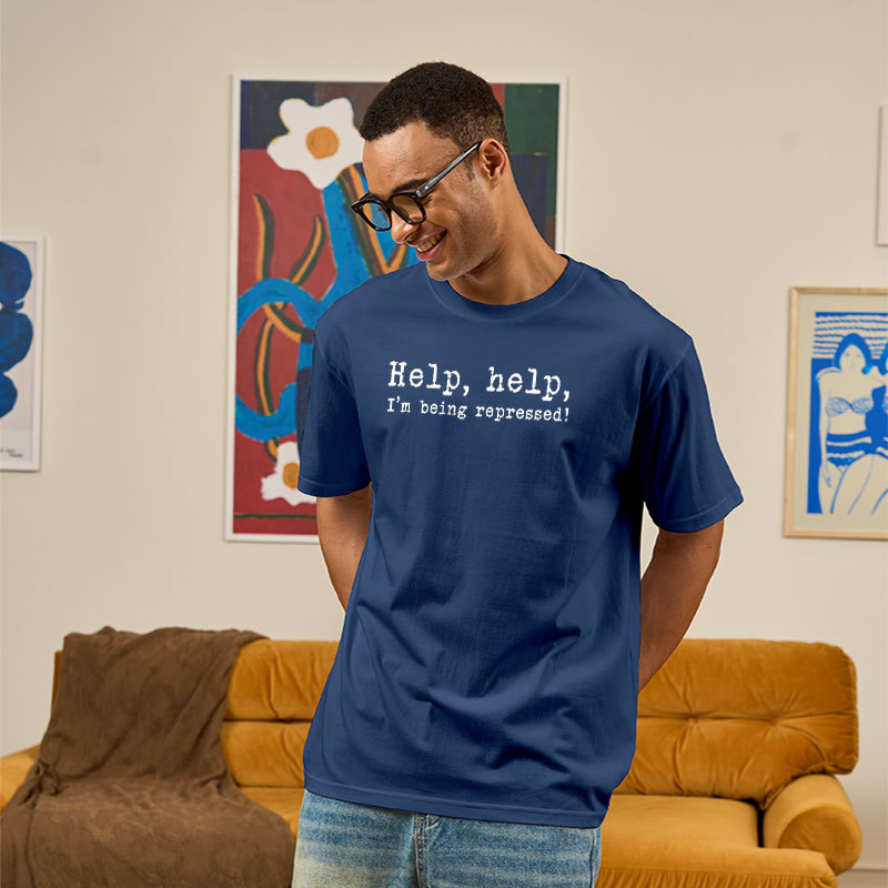 Help, help, I'm being repressed Geek T-Shirt