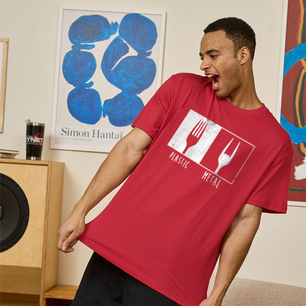 Metal Fork Geek T-Shirt