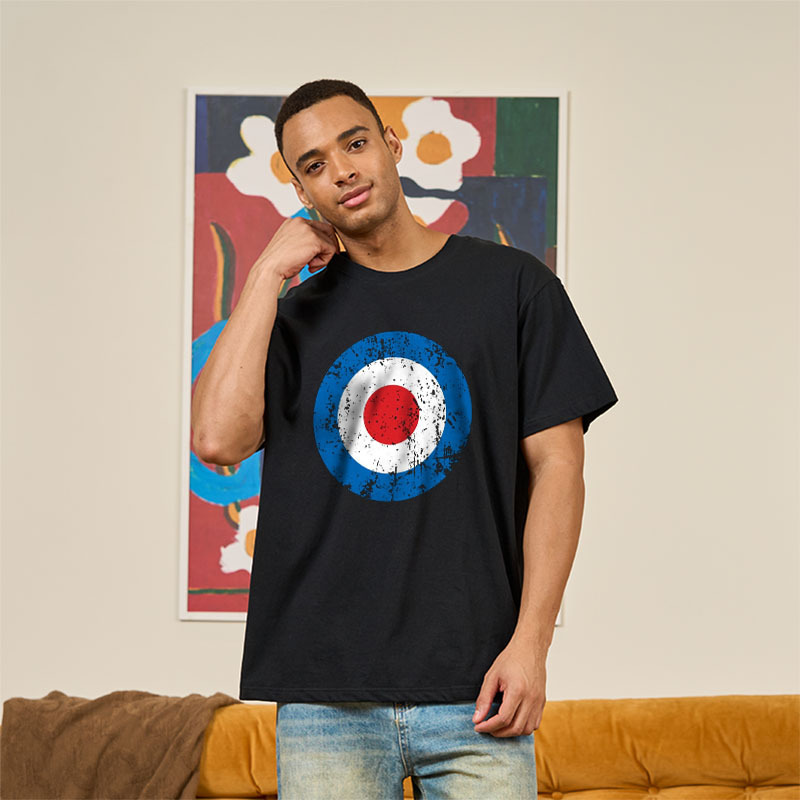 80s Blue White Red Geek T-Shirt