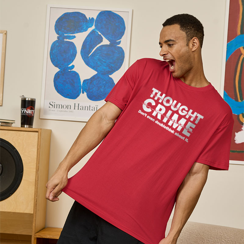 1984 Thought Crime George Orwell Geek T-Shirt