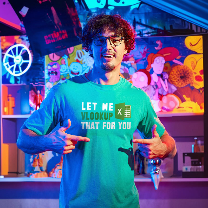 Let me VLOOKUP that for you Geek T-Shirt