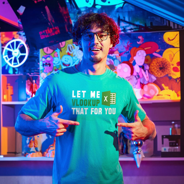 Let me VLOOKUP that for you Geek T-Shirt