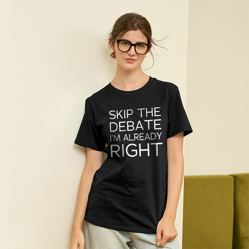 Skip the Debate Geek T-Shirt