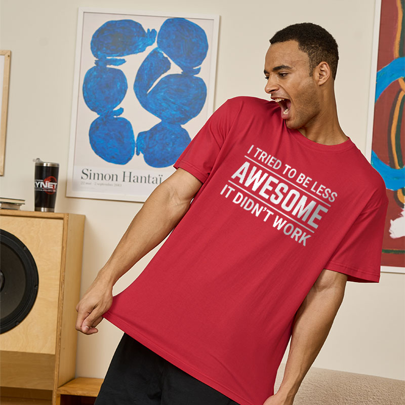 I Tried To Be Less Awesome Geek T-Shirt