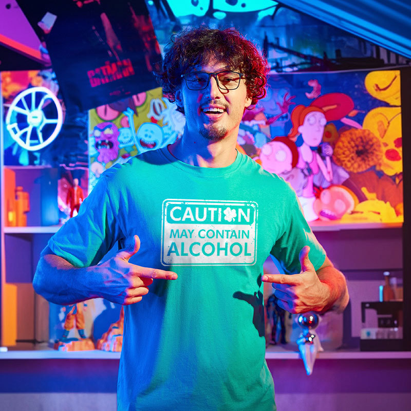 May Contain Alcohol Geek T-Shirt
