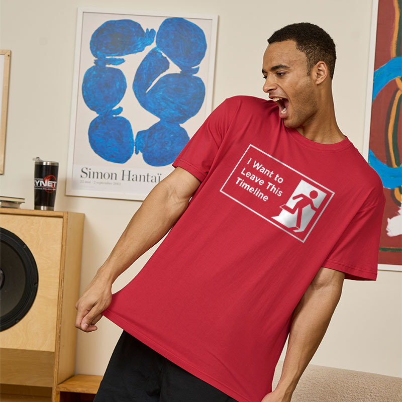 I Want to Leave This Timeline Geek T-Shirt