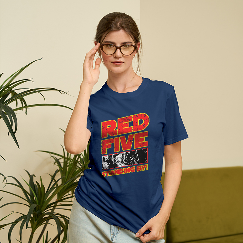 Red 5 Standing By Geek T-Shirt