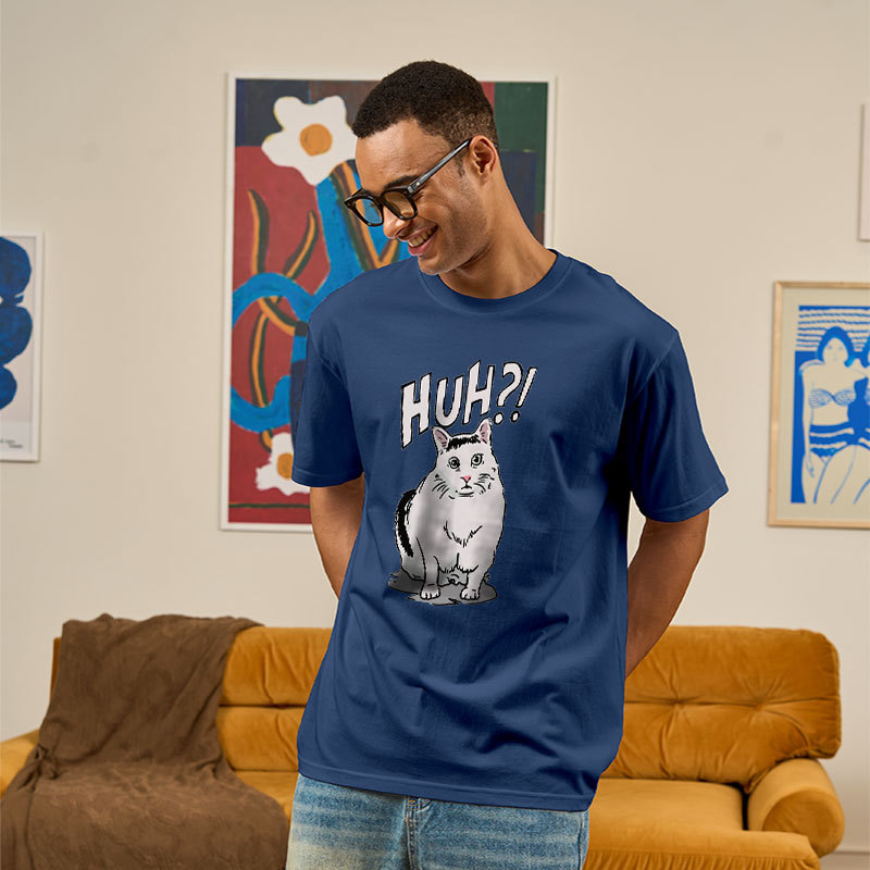 Huh Cat Geek T-Shirt