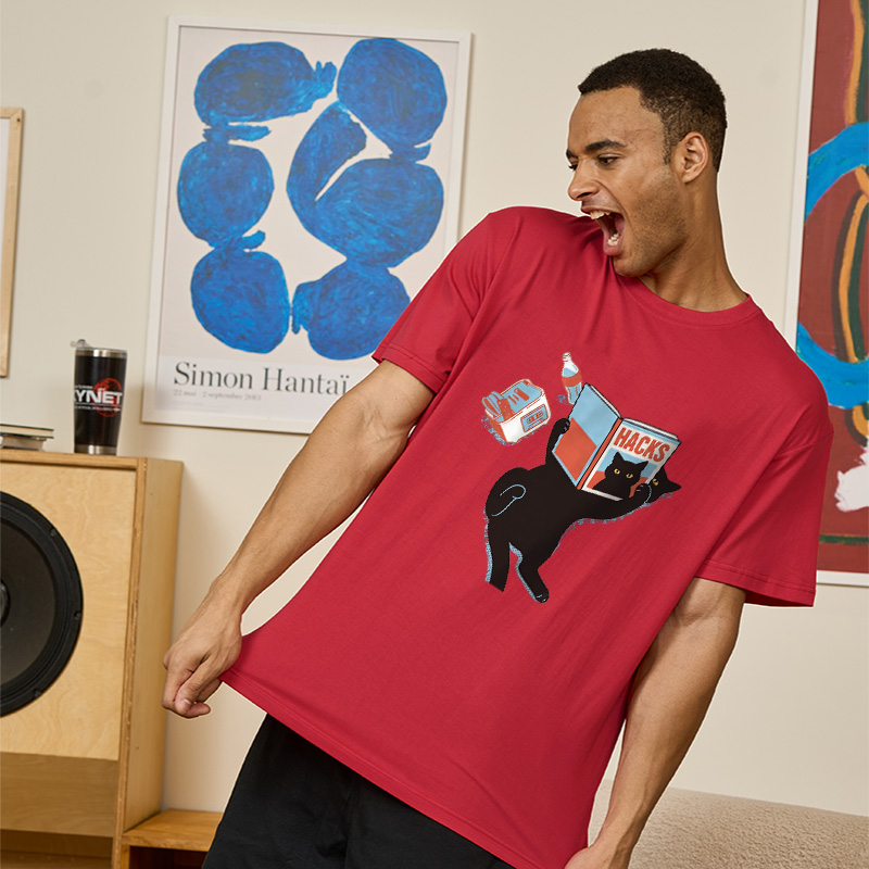 Cat Hacks Geek T-Shirt