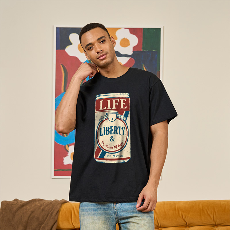 Independence Day Beer Lover Geek T-Shirt
