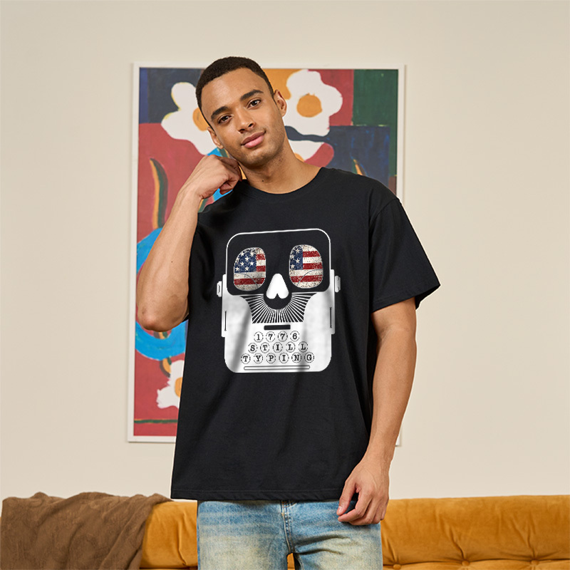 1776 Still Typing Geek T-Shirt