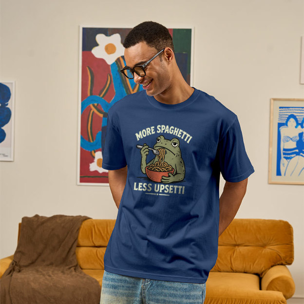 More Spaghetti Less Upsetti Geek T-Shirt