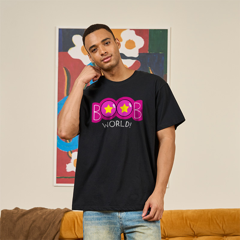 Boobs World Geek T-Shirt