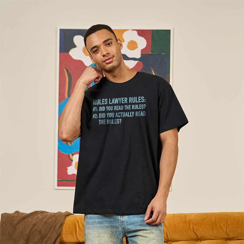 Rules Lawyer Rules Geek T-Shirt