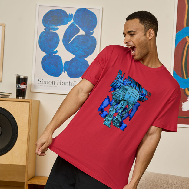 Mega Terrain Mecha Transport Geek T-Shirt