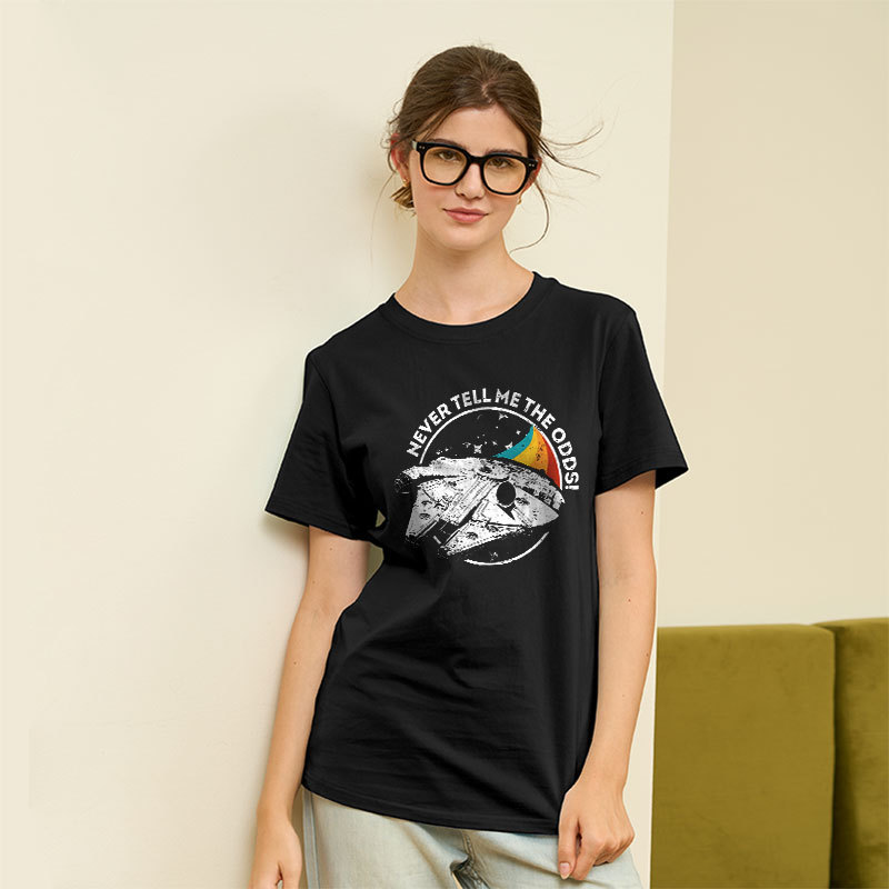 Never Tell Me the Retro Odds Geek T-Shirt
