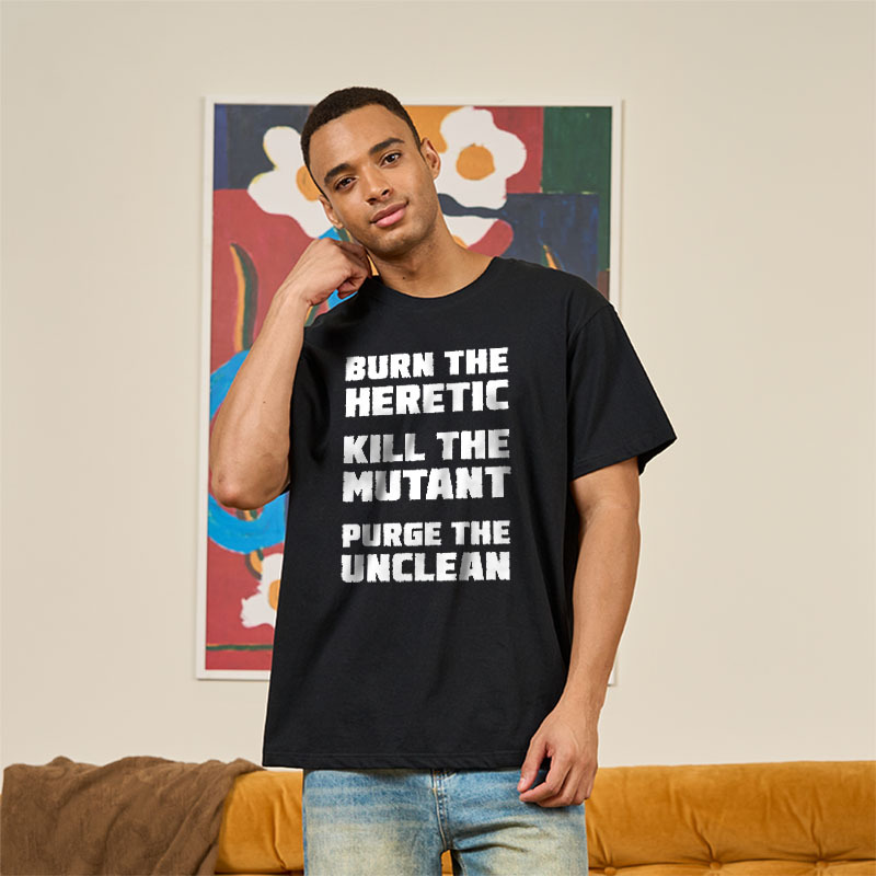 Burn The Heretic Geek T-Shirt