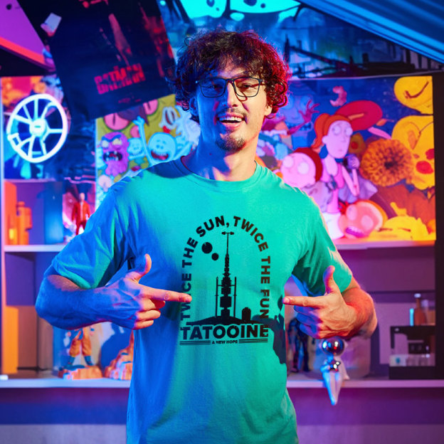 Two Suns for more fun Geek T-Shirt