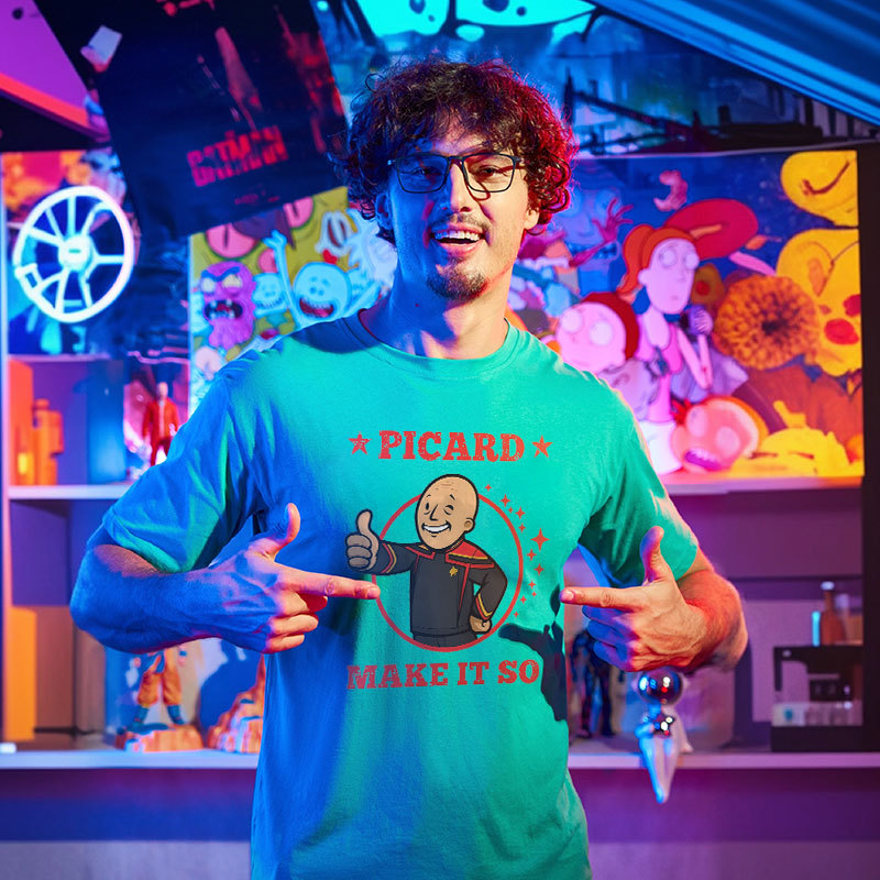 Vault Picard-Make It So Geek T-Shirt
