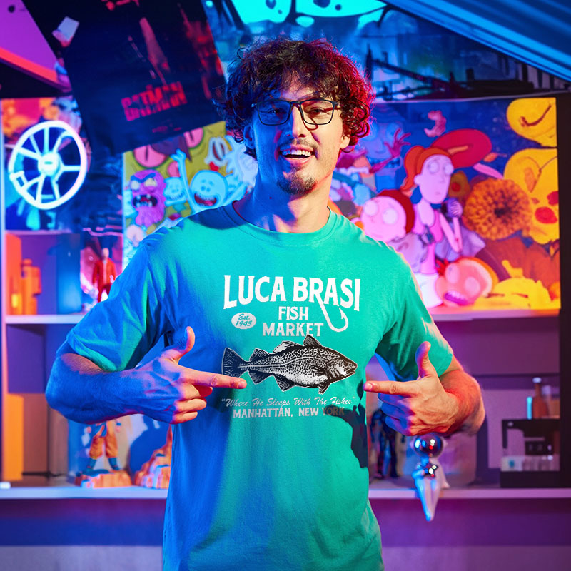 Luca Brasi Fishing Charters Geek T-Shirt