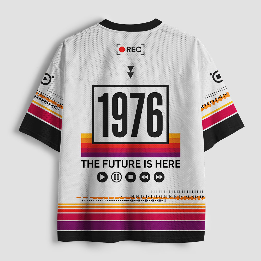 VHS The Future Is Here 1976 Geek Mesh Jersey