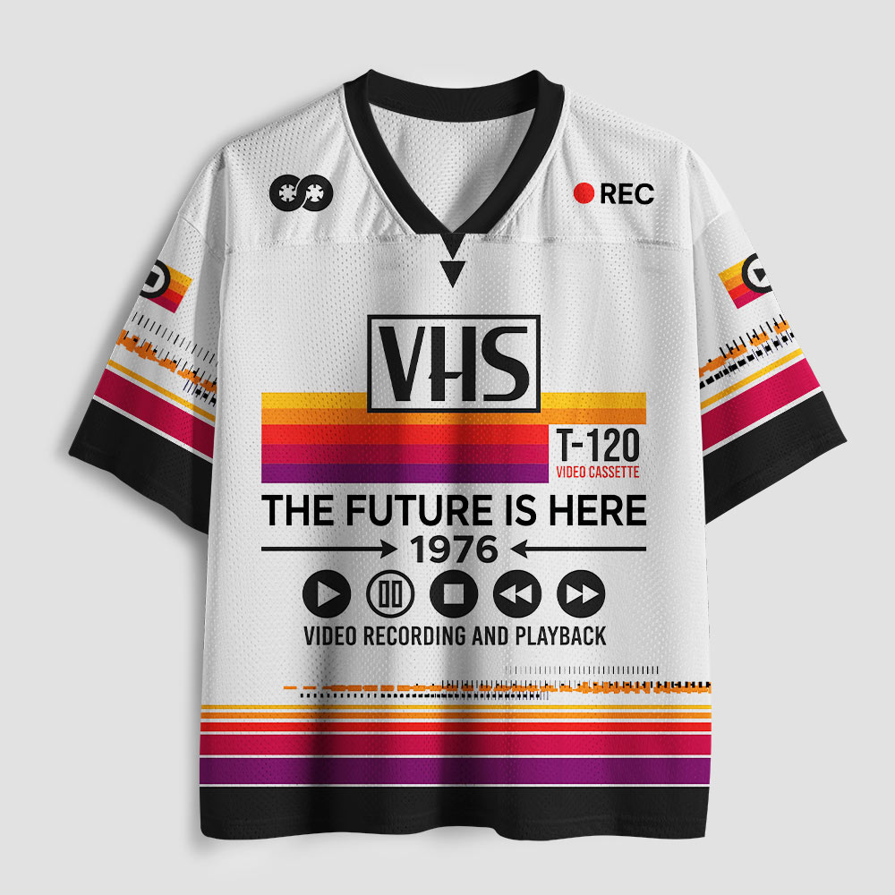 VHS The Future Is Here 1976 Geek Mesh Jersey