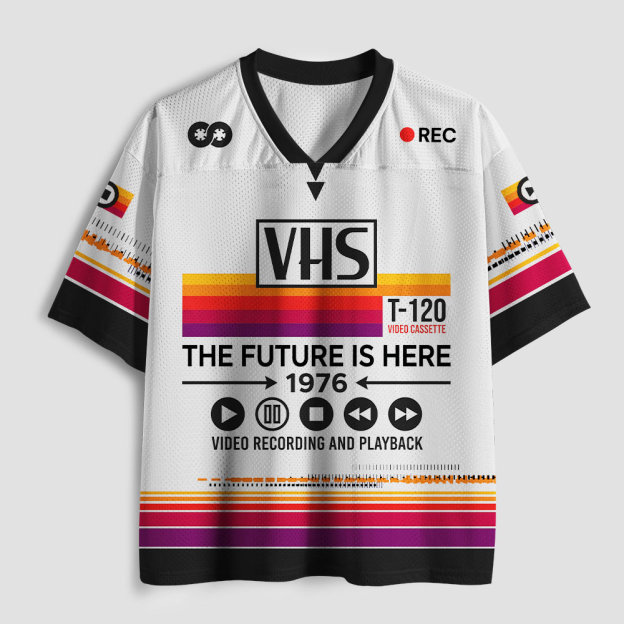 VHS The Future Is Here 1976 Geek Mesh Jersey