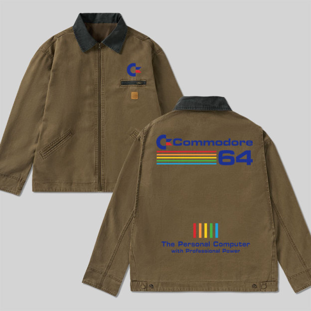 Commodore 64 Blue Classic Work Jacket