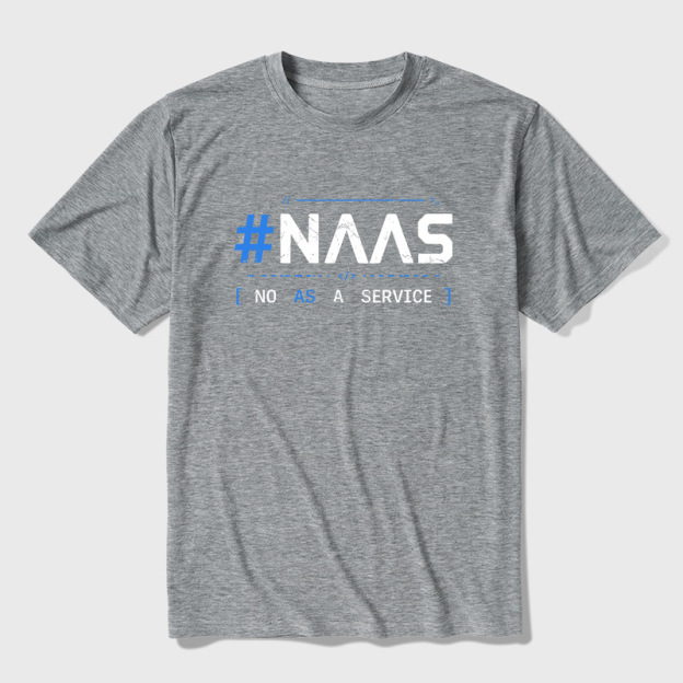 NaaS No As A Service Ultra Soft Heather Tee
