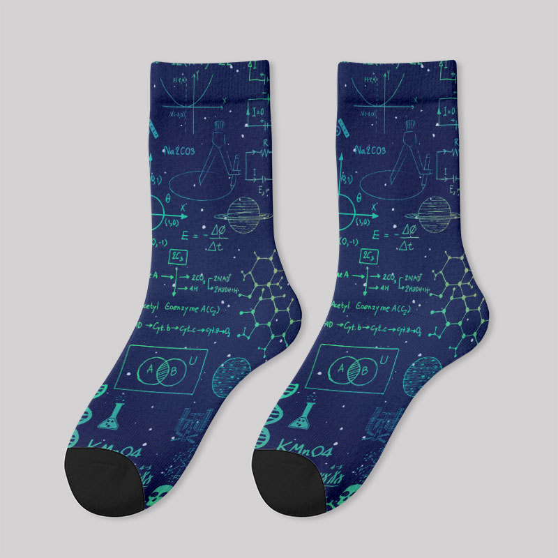 The Weird Science of Life Men's Socks