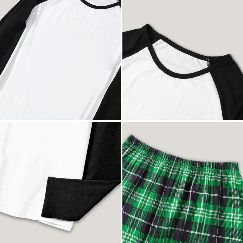 Funny Christmas Tech Support Computer Programmer Couple Pajama Set