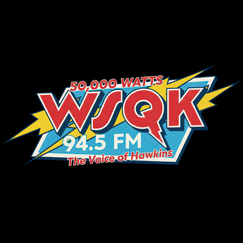 WSQK The Voice of Hawkins Geek T-Shirt