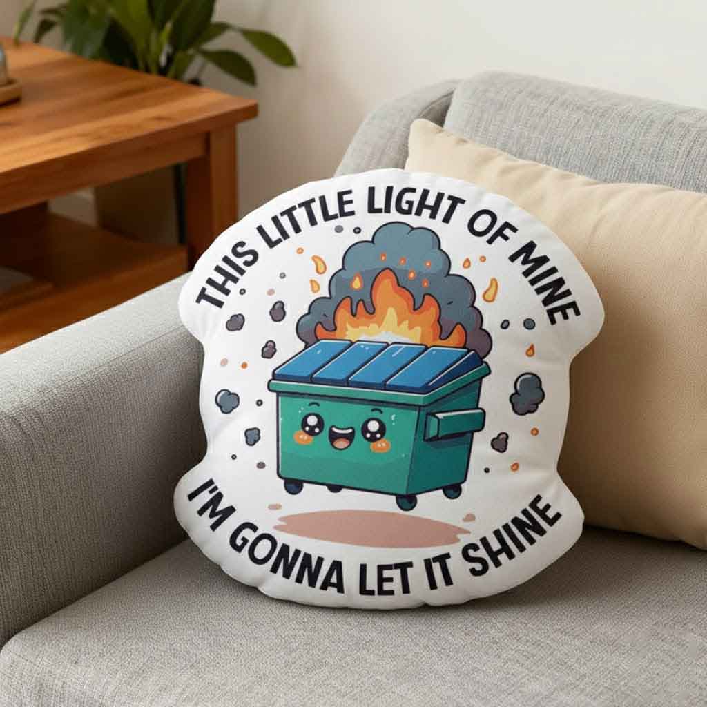 This Little Light Of Mine Geek Pillow