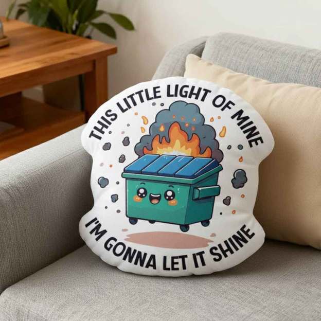 This Little Light Of Mine Geek Pillow