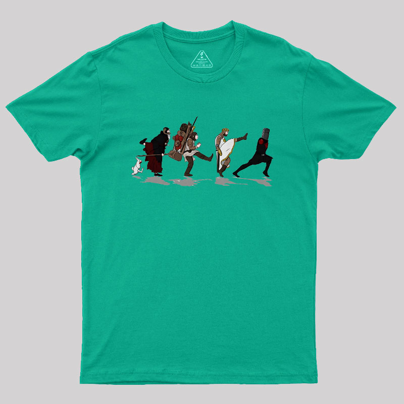 Walking Towards the Grail Geek T-Shirt