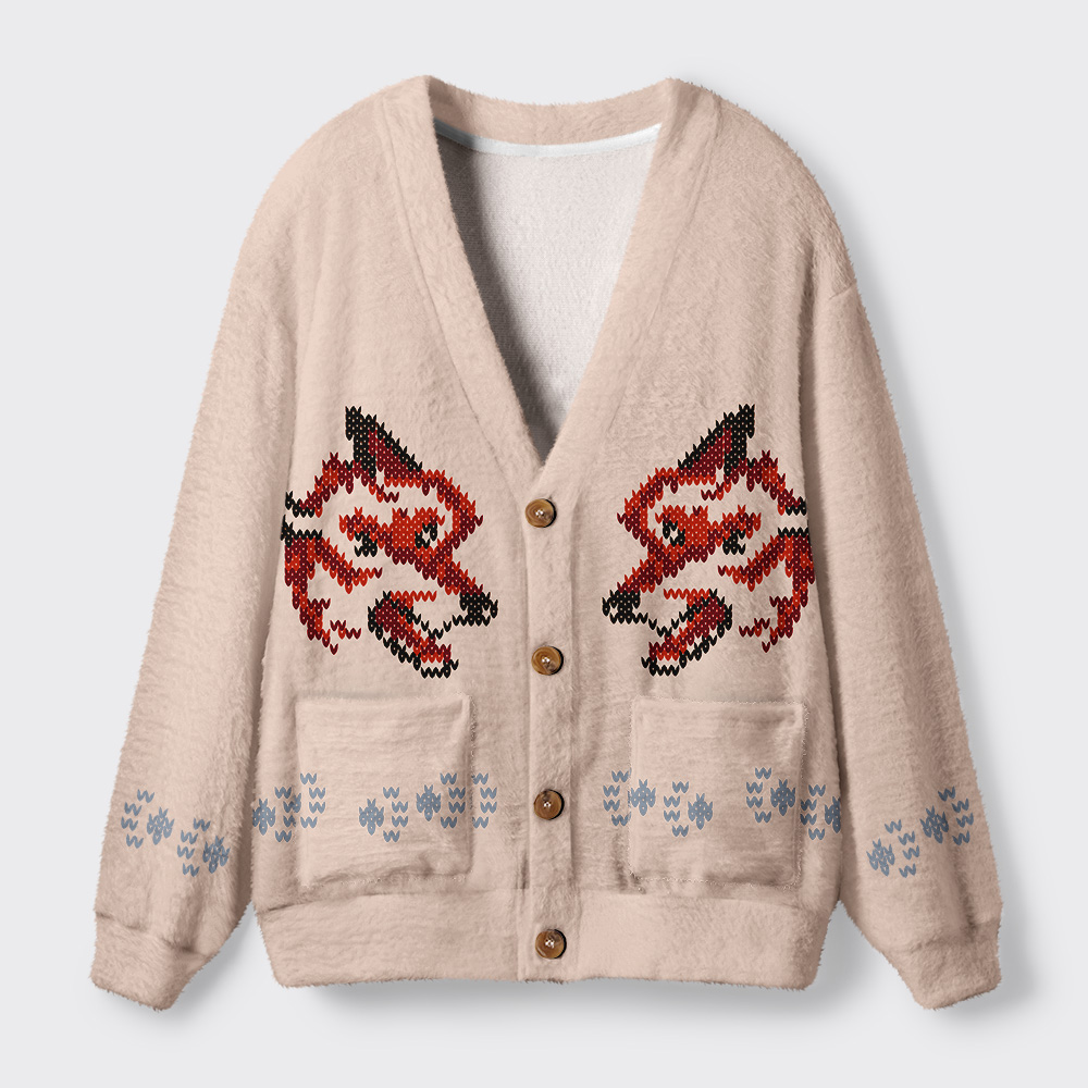 Fox Cardigan (Space Rescue Mission) Geek Cardigan Sweater