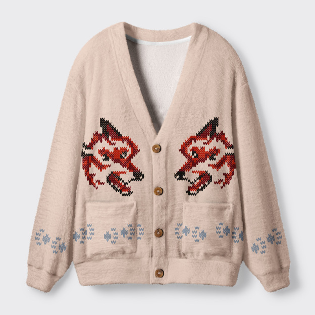 Fox Cardigan (Space Rescue Mission) Geek Cardigan Sweater